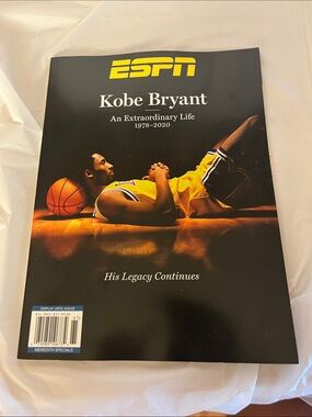 ESPN Kobe Bryant Tribute Book - Black and Yellow